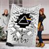 1 stuks Pink Floyd Outdoor Flanellen Deken Cadeau Voor Jongens Meisjes Volwassenen, Familie Vrienden