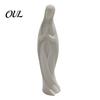 Sacred Prayer Sculpture Praying Virgin Mary Statue, Minimalist Blessed Sculpture, Spiritual Office Desk Decor Religious Figurine for Home Altar
