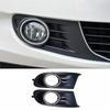 Exterior Front Fog Light Frame Trim For Volkswagen Golf MK6 2010-2013 ABS Black