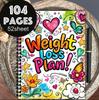 Inspirational Fitness and Weight Management Weight Loss Enthusiasts and Fitness Enthusiasts Plan This Notebook