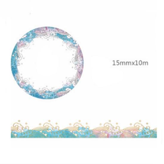 Beautiful Wash Tape Flower Plant Japanese Masking Adhesive Tape Decors Scrap Booking Sticker Label