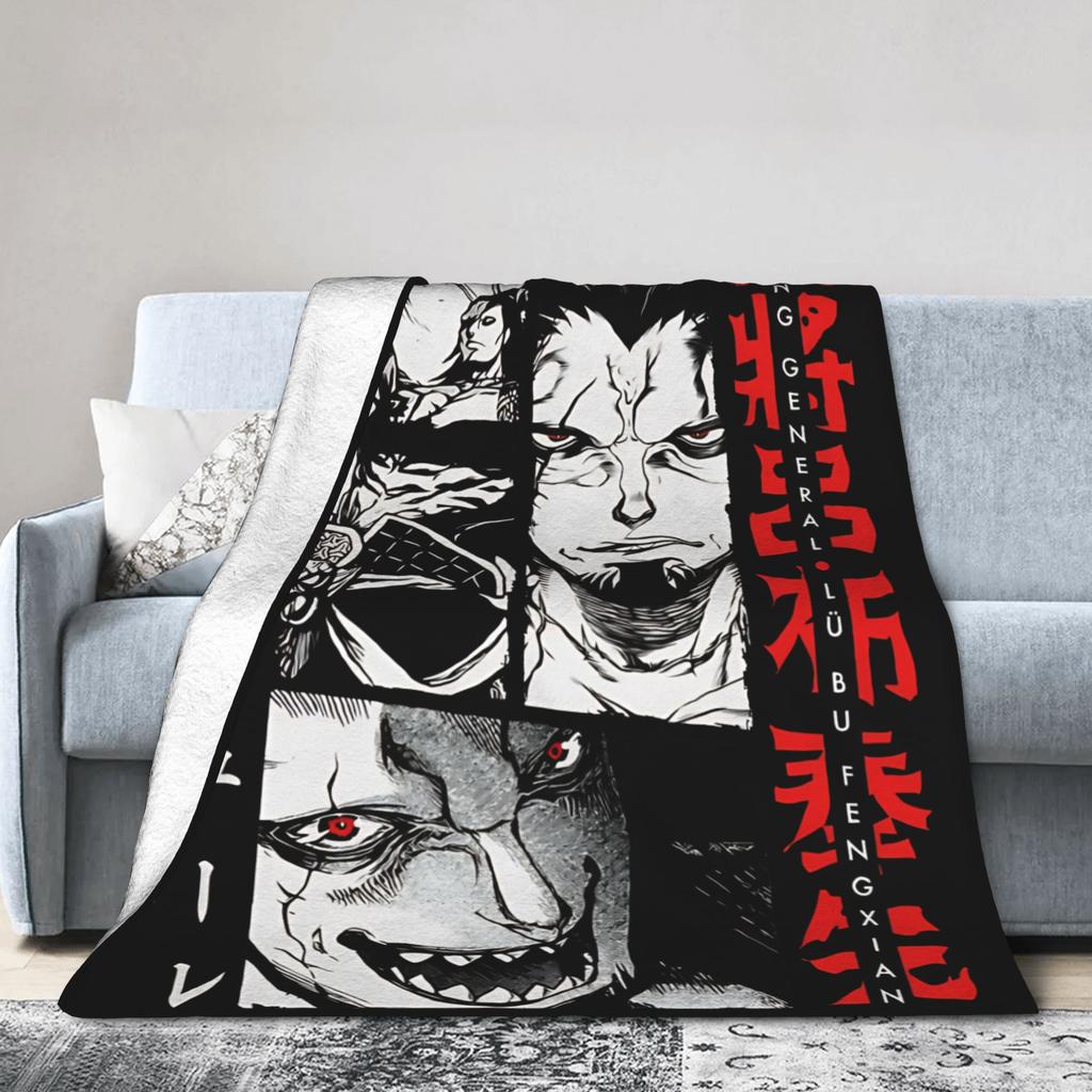 Lu Bu Fengxian Record of Ragnarok SHUUMATSU VALKYRIE Flannel Throw Blankets Blankets for Bed Couch Super Warm Bed Rug,