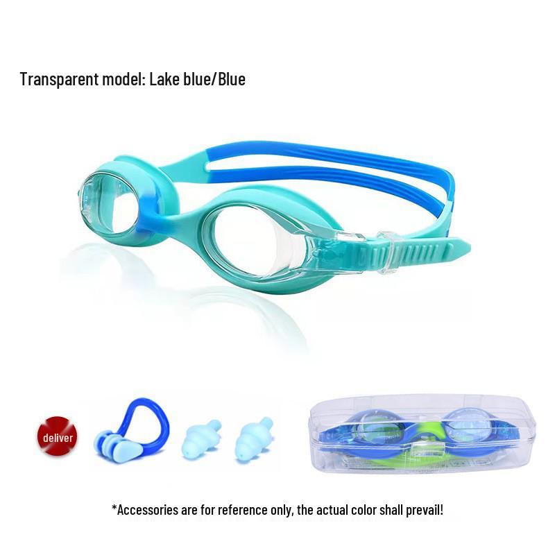 Children's High-Definition Waterproof Anti-Fog Silicone Goggles - Protective Eyewear for Boys and Girls