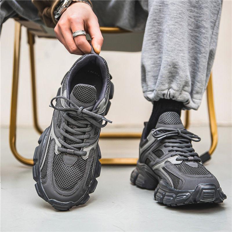 Fashion Minimalist Male Sports Shoes Running Mesh Upper Stylish Cheap Liquidation Lightweight Comfortable Outdoor Men's Casual Sneakers