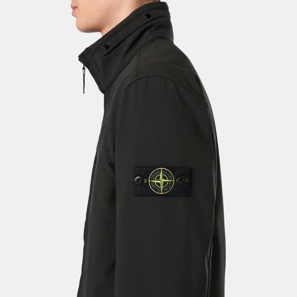 Stone Island Light Jacket Black Men Outerwear 8115Q0222-V0029