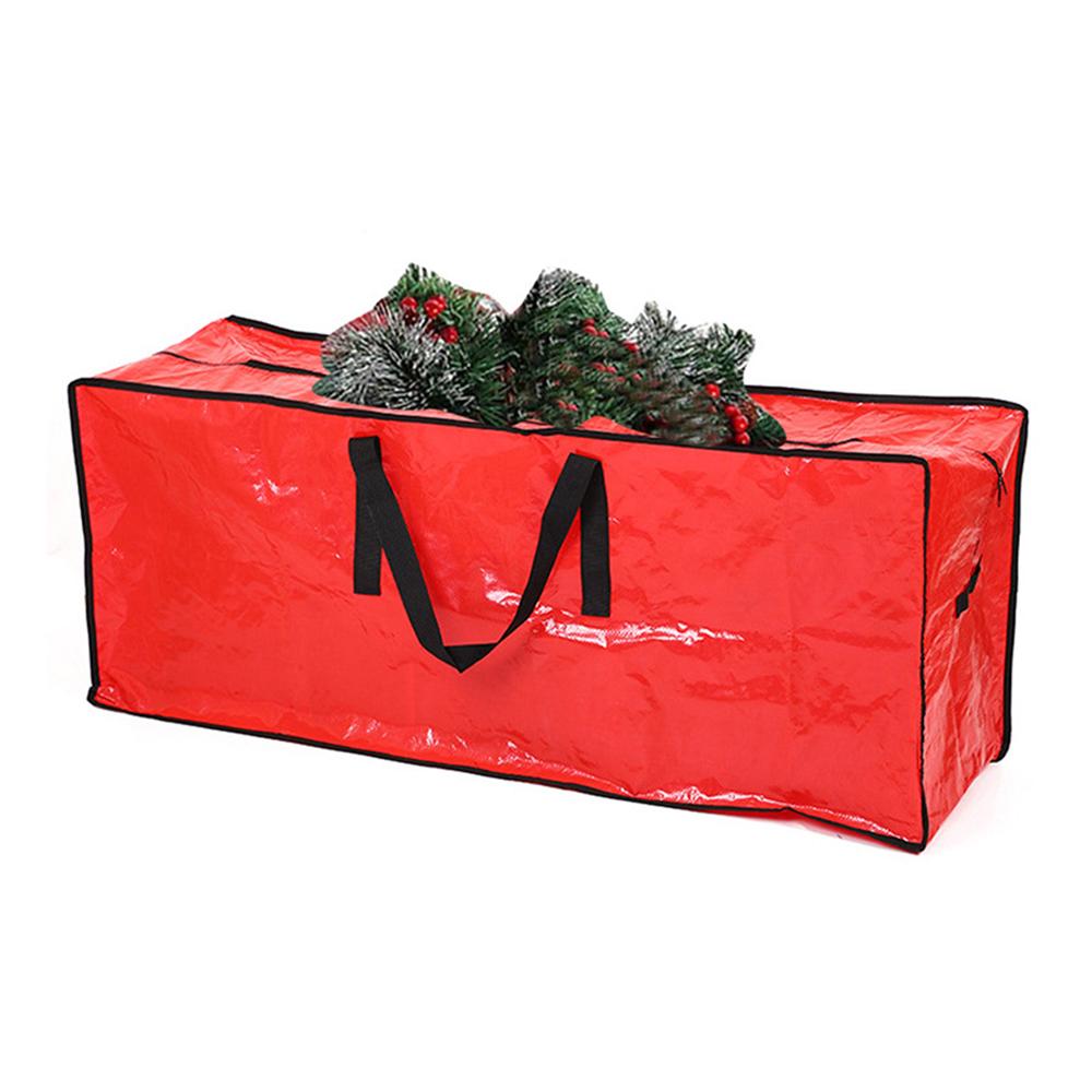 

Large Capacity Cushion Storage Bag Waterproof Dustproof Outdoor Garden Furniture Protective Cover Christmas Tree Organizer L красный