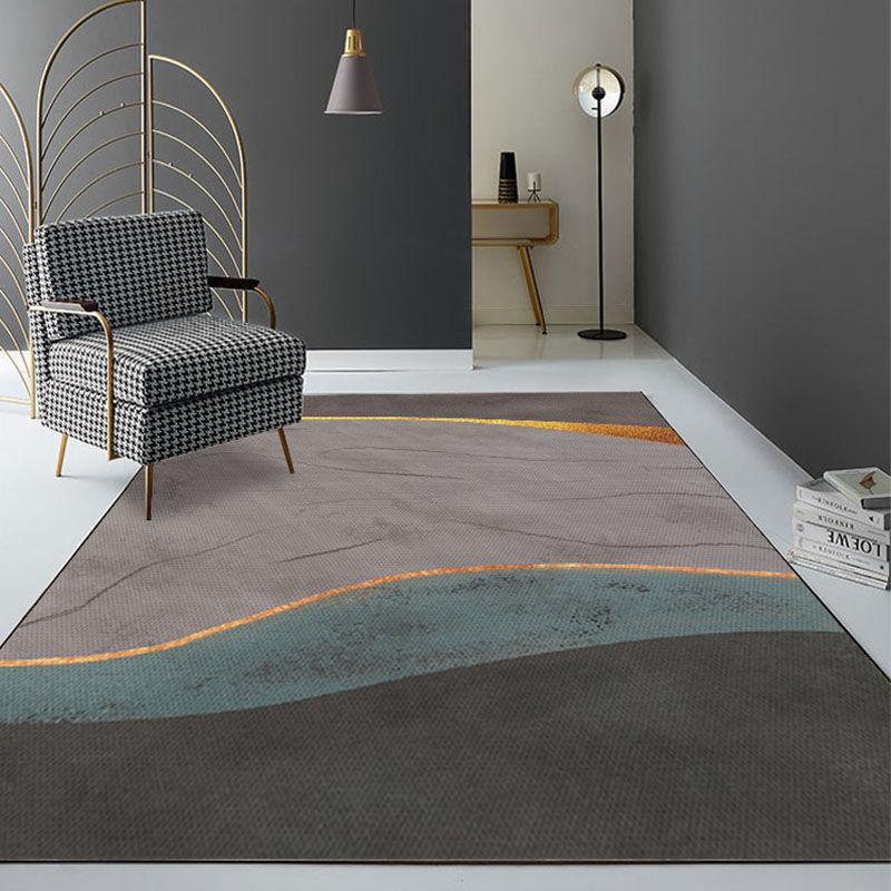 Modern Luxury Rugs Living Room Decoration Home Large Carpet for Bedroom Children's Room Decor Floor Mats Green Porch Doormat