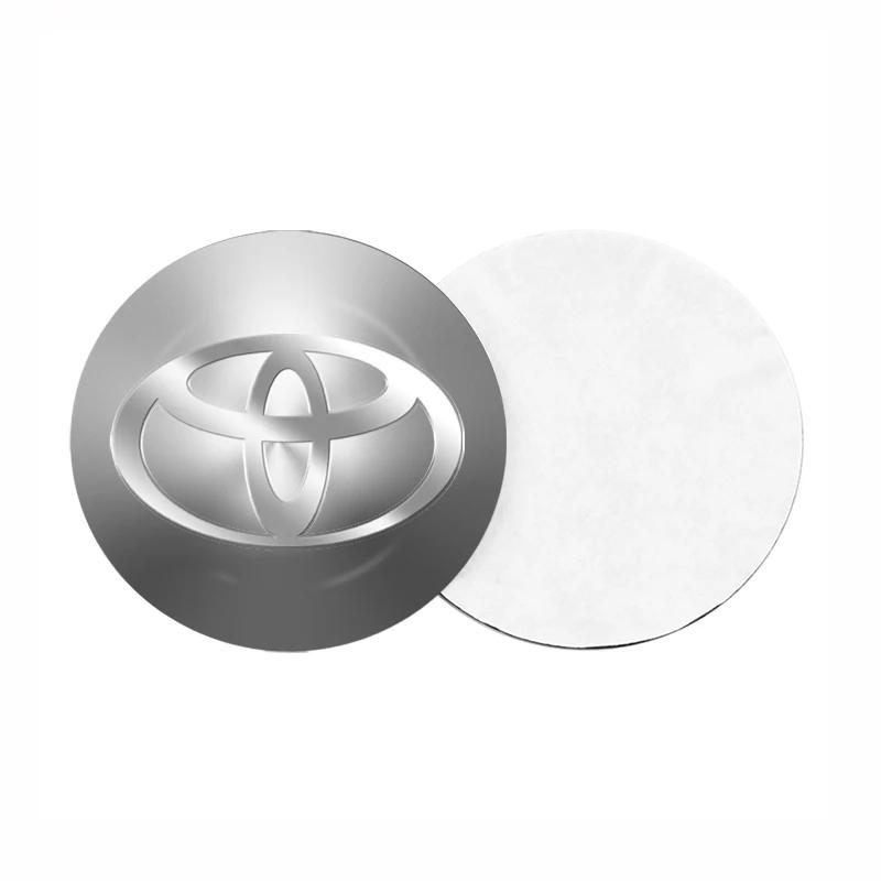 Car Wheel Center Hub Cap 56mm Emblem Decal Wheel Sticker For Toyota C-hr Prado Rav4 Yaris Hilux Prius Avensis Corolla Camry