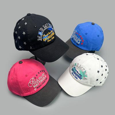 Preppy Style Korean Embroidered Letters Baseball Hats New Men Women Sunshade Personal Versatile Color Block Fashion Peaked Caps