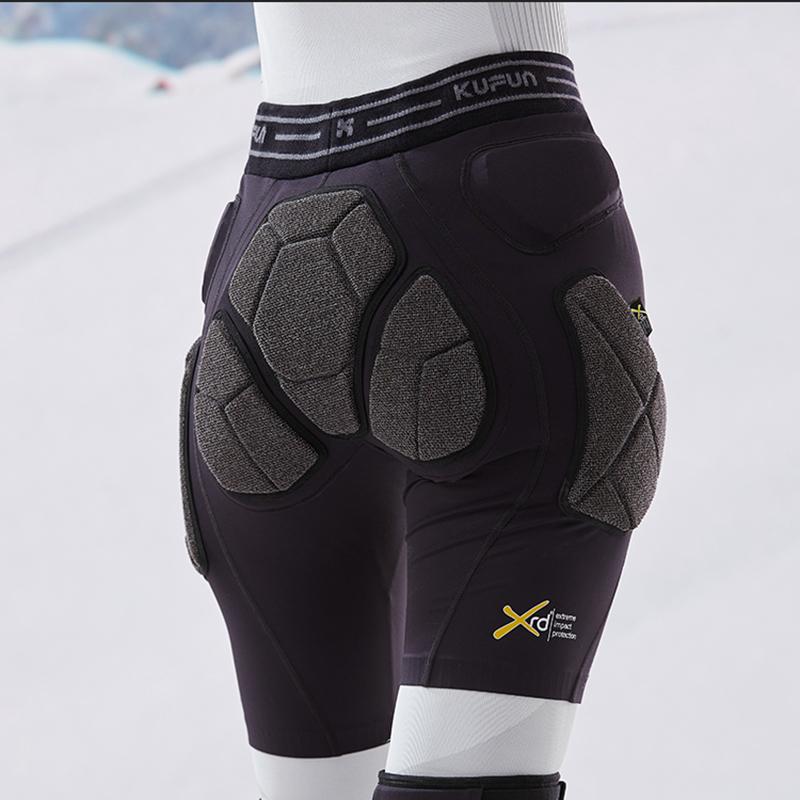 KUFUN Ski Hip Knee Protector Snowboard Inner Wear Anti Impact Protective Gear Equipment Kevlar Pad Shorts XRD Skateboard Skating