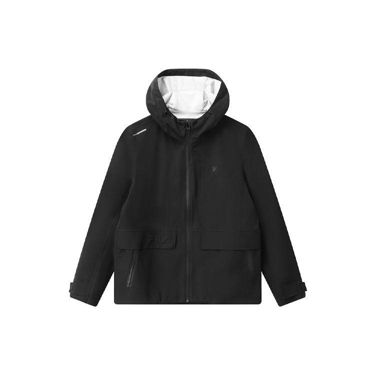 Fila Casual Woven Hooded Jacket Men Jacket Black F11M112716F-BK