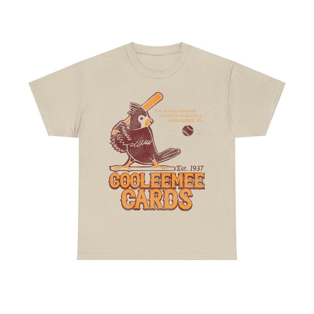 

Cooleemee Cards Est 1937 Nostalgic Retro Baseball Team T-shirt 3XL