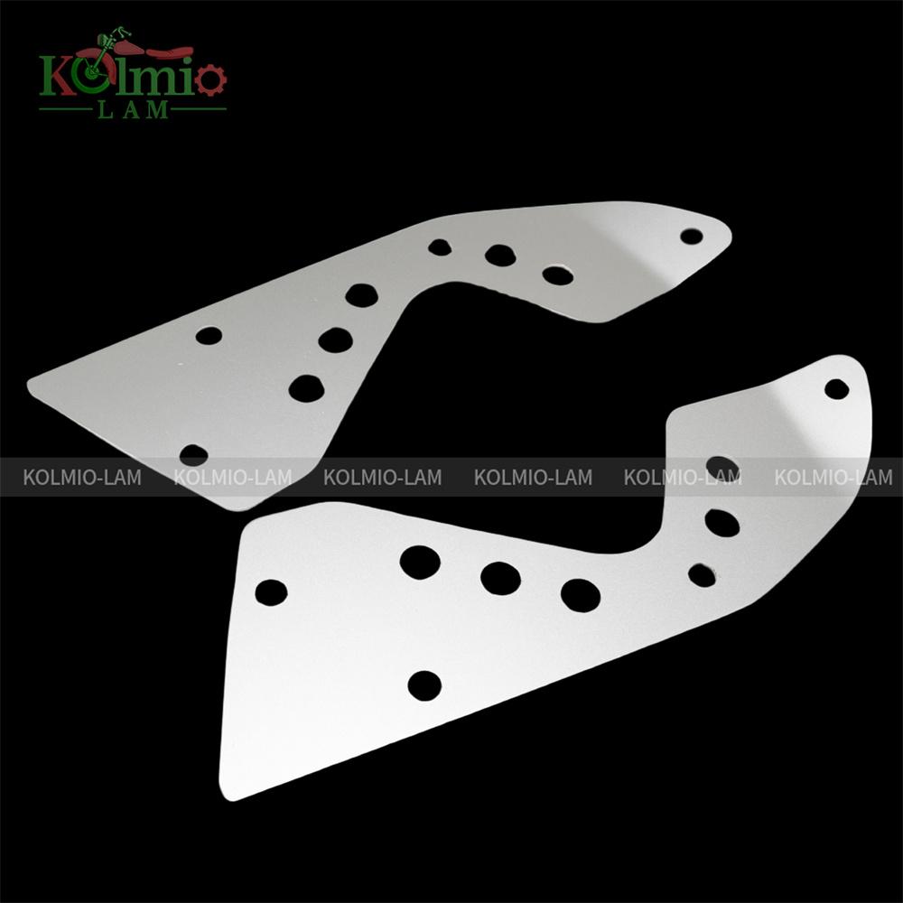 

Fit for 2008 - 2011 YAMAHA TMAX500 TMAX 500 Motorcycle Front Footrest Pedal Protector Footpeg Pad Footboard Pedal Decal T-MAX500 big silver