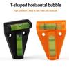 Mini T-type Spirit Level Waterproof And Unbreakable Cross Level For Campers RV Furniture Factory Machinery Camera Tripods