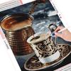 5D DIY Full Drill Diamond Painting Coffee Cross Stitch Embroidery Mosaic