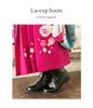 Hakama Boots for Short Hakama 20cm [Arisana] Kids, Girls, Boots, Boots, Kids, Lace-up Shoes, Black,