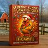 Yousheng F-Caw-F Chicken Advent Calendars 2025 24 Days Chicken Ornaments Christmas Countdown Calendar Novelty Chick Animal Figures Set
