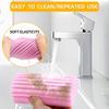 4pcs Damp Clean Duster Sponge Home Car Wet Cleaning Sponge Duster Reusable Detailing Wash Brush Auto Cleaning Accessories
