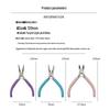 Three-Piece Colorful Jewelry Pliers Set: Multi-Functional Needle-Nosed, Oblique, and Round-Nosed Pliers for DIY Handmade Projects