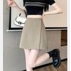 High-Waist Irregular A-Line Midi Skirt for Summer 2025 - Slimming & Versatile for Women