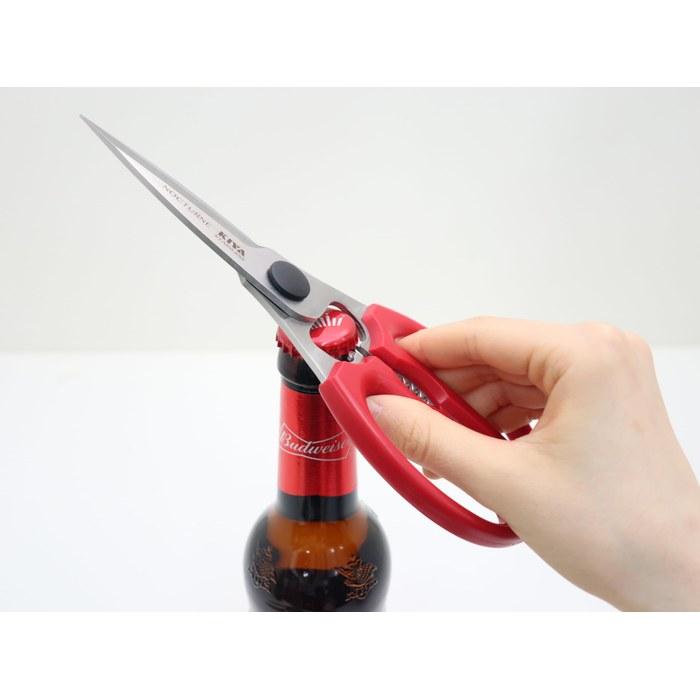 Kiya Cooking Scissors Kitchen Shears Nocturne (Red) 210mm