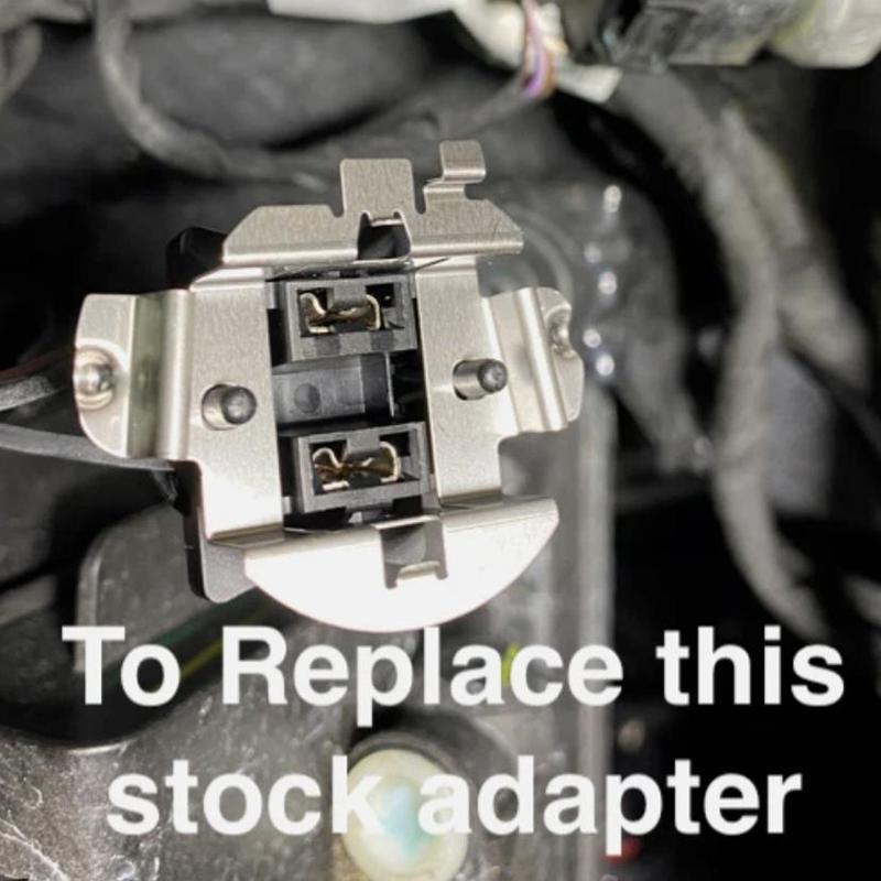 2 Stück H7 LED Scheinwerfer Lampenadapter Sockel Basis Halter für Touareg Explorer Octavia A5 für ML350 Neu