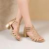 Women Fish Mouth Shoes Open Toe High Heels Shoes Women Wedges Hollow Anti Slip Sandals Ladies Casual Low Heel Sandals