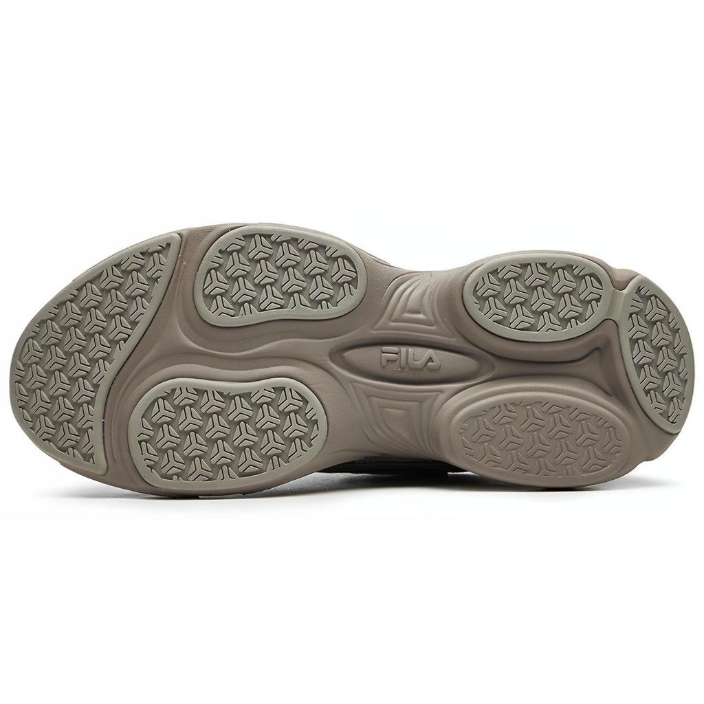 Fila Cube Fabric Synthetic Leather Low Top Casual Shoes Women Sneakers Pigeon-Gray F12W216130FMD