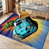 Speed, Race, Cars Office Carpet Soft Polyester Entrance Carpet Washable Non slip Machine Washable In