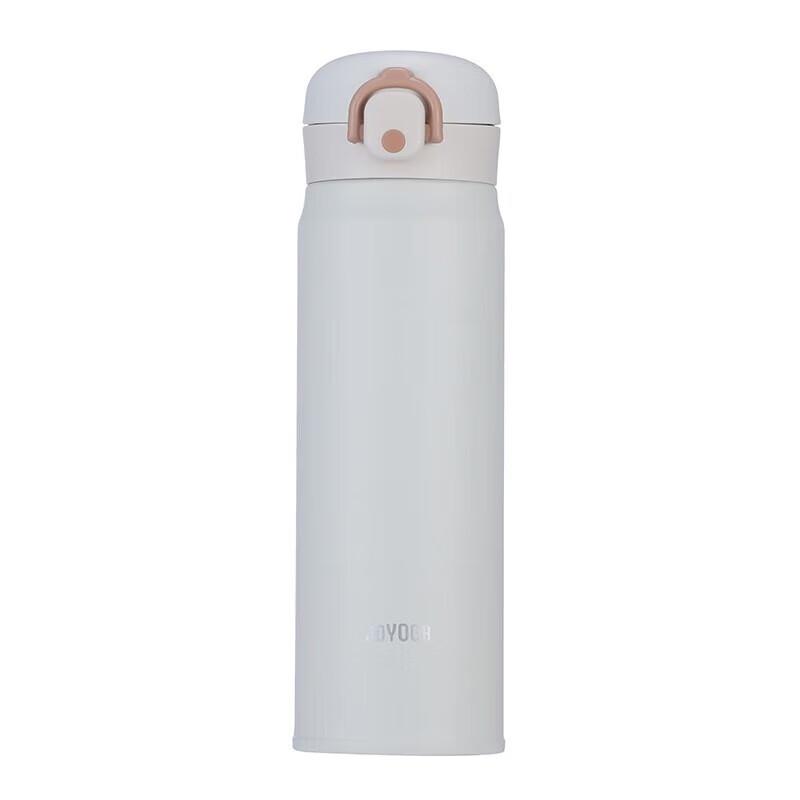 JOYOGH Double-Layer Borosilicate Glass Direct Drink Water Bottle
