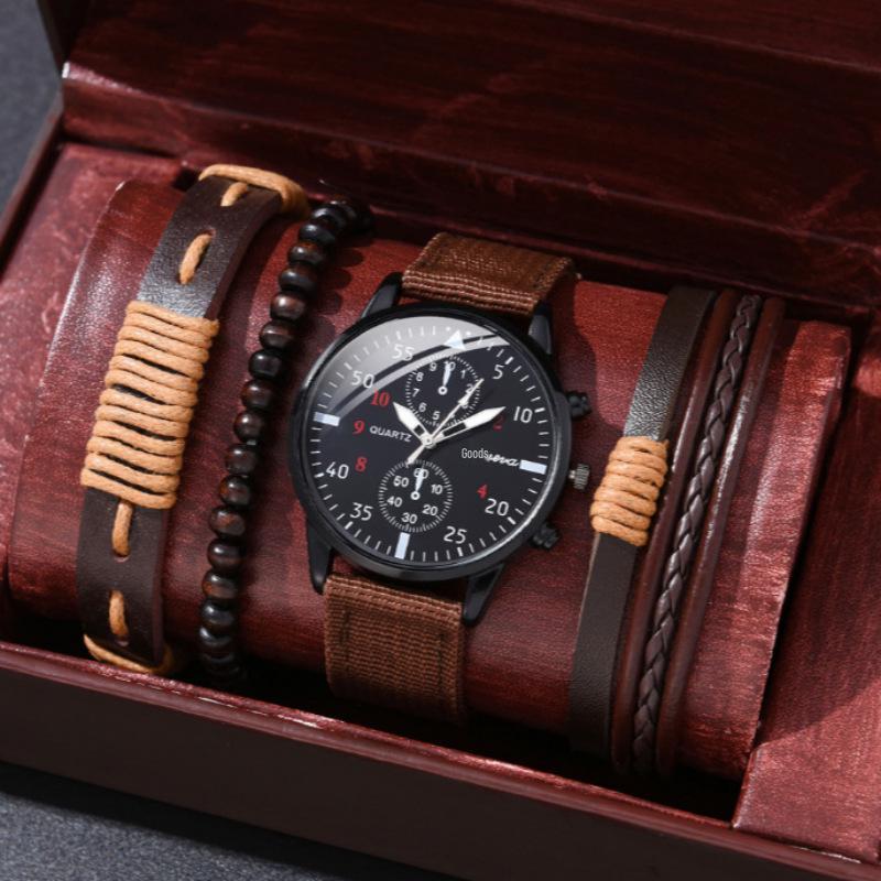 2024 TEUM Korean Style Leather Ladies Quartz Watch with Rhinestone Jewelry