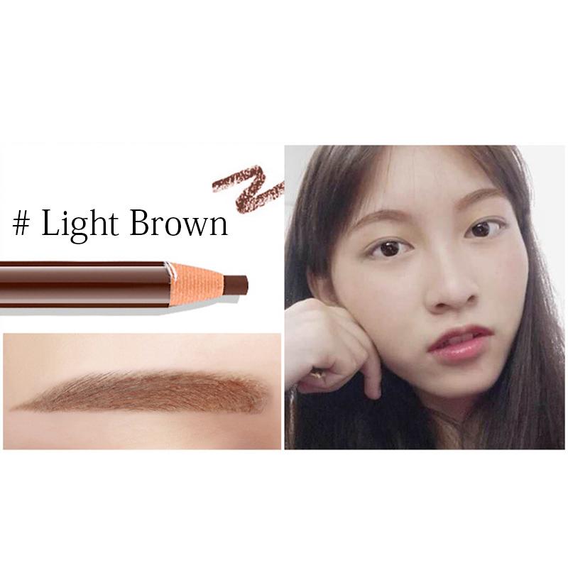 Pull Line Eyebrow Tattoo Liner Pencil Tint Longlasting Waterproof Drawing Eye Makeup Peel Off Pen Eyebrow Pencil