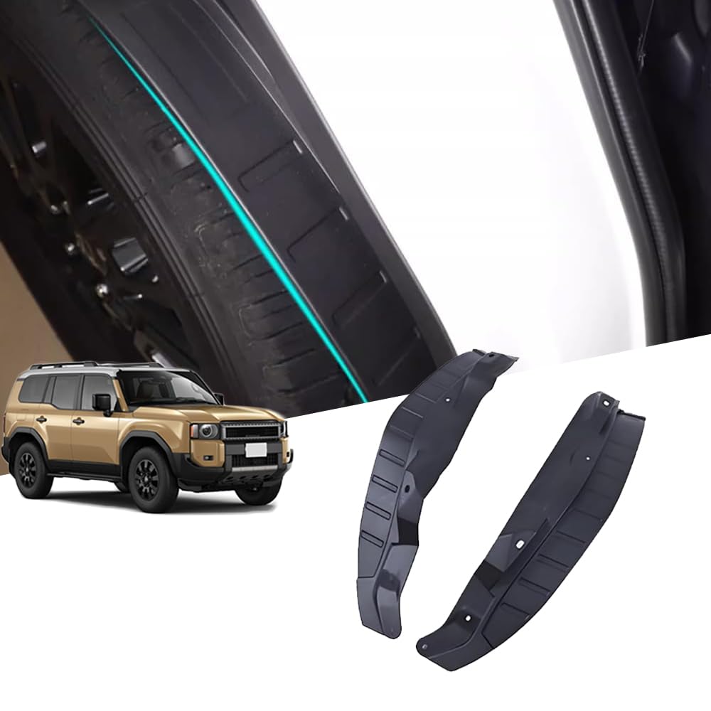 Wheel Lining Fenders for New Land Cruiser 250 Rear Wheel No Drilling Easy PP Soft Land Cruiser 250 Accessories (TRJ250W, GDJ250W) (2024-Present)