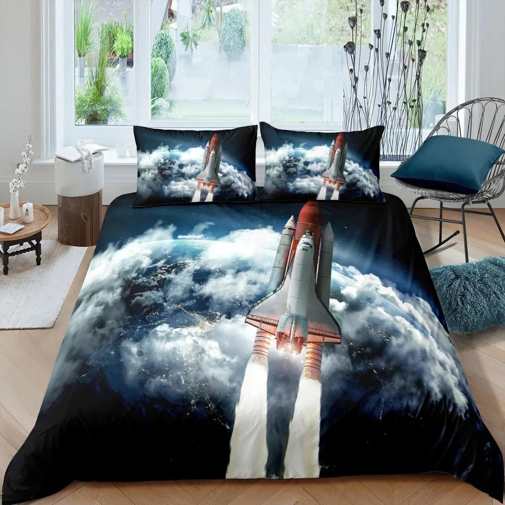 Comforter Airplane Fighter Bedding Set For Bedroom Soft Modern S Comefortable Kids And