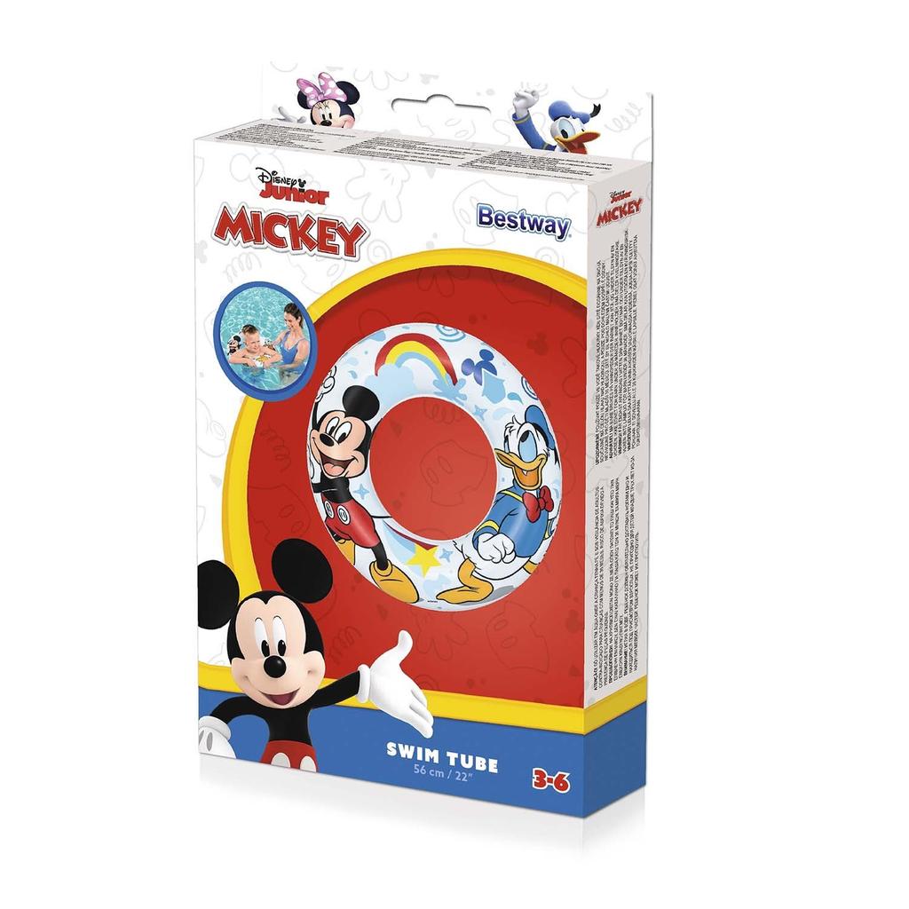 Mickey And Donald Swimming Ring, Diameter 56 Cm, Bestway 91004