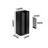 Wall Mounted Magnetic No Drill Self Adhesive Trash Bag Dispenser Organizer Kitchen Bathroom Paper Towel Tissue Storage Holder