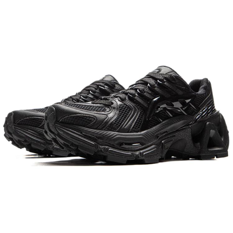 Li Ning Simple Comfortable Lie Jun ACE 3.0 Wear-Resistant Shock Absorbing Low-Top Lifestyle Casual Shoes Unisex Casual Shoes Black AZGV151-3
