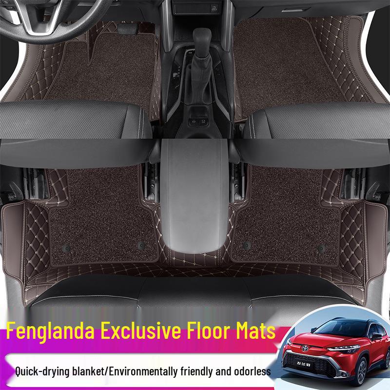 Leder-Vollumrandungs-Fußmatten für 2021-2025 Toyota RAV4
