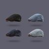 Japanese Style Hat Vintages Washed Cotton Beret Hat For Women Men Unisex Adjustable Design Fashion Accessory