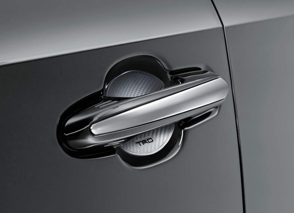 TRD/Door Handle Protector, Silver, Small, Model Number: MS010-00030
