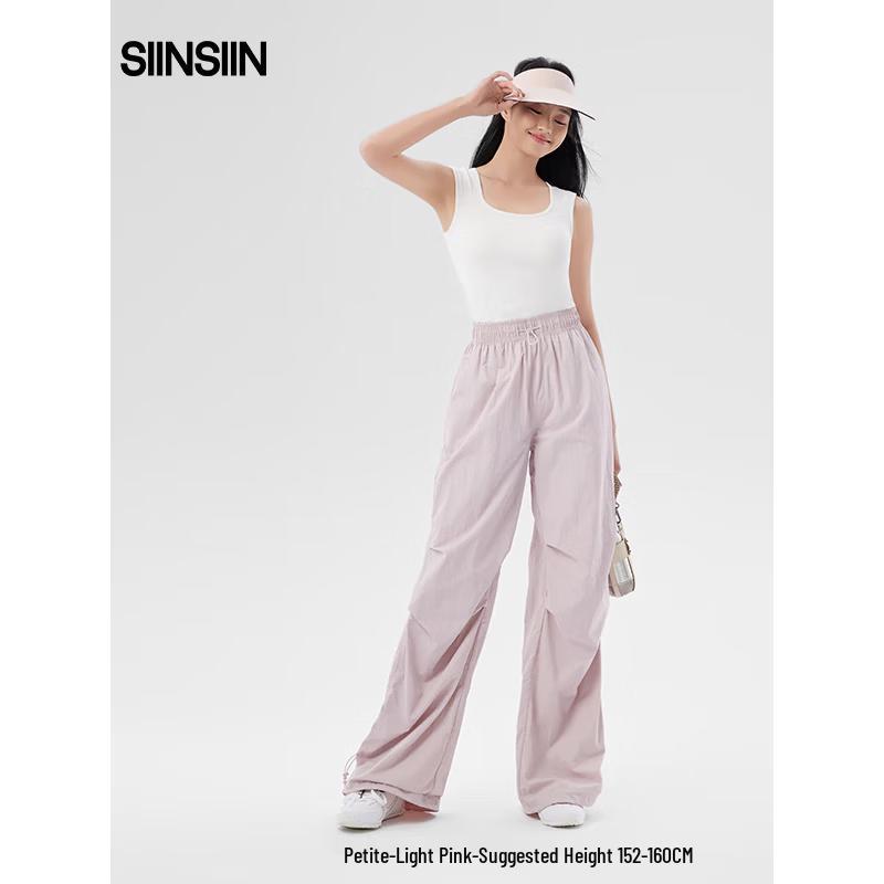 SIINSIIN Petite Lightweight Cargo Hiking Pants L