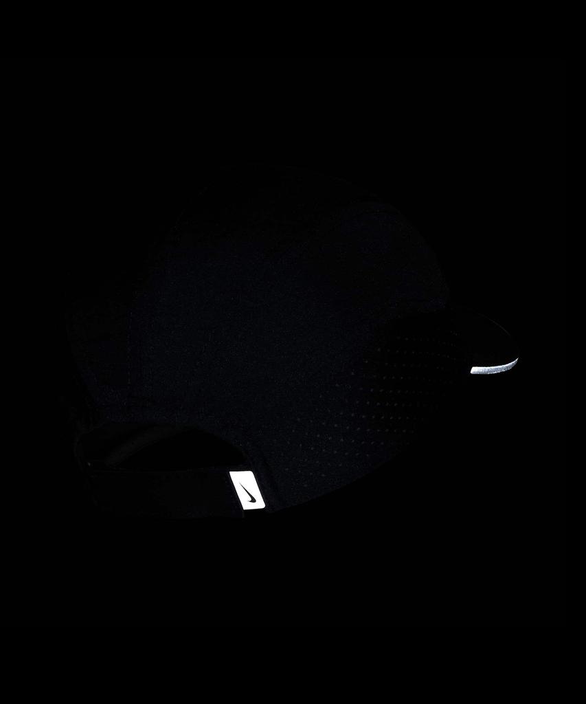 NIKE Dri-Fit Adv Fly Unstructured Reflective Cap - Black: Anthracite / Fb5681-010