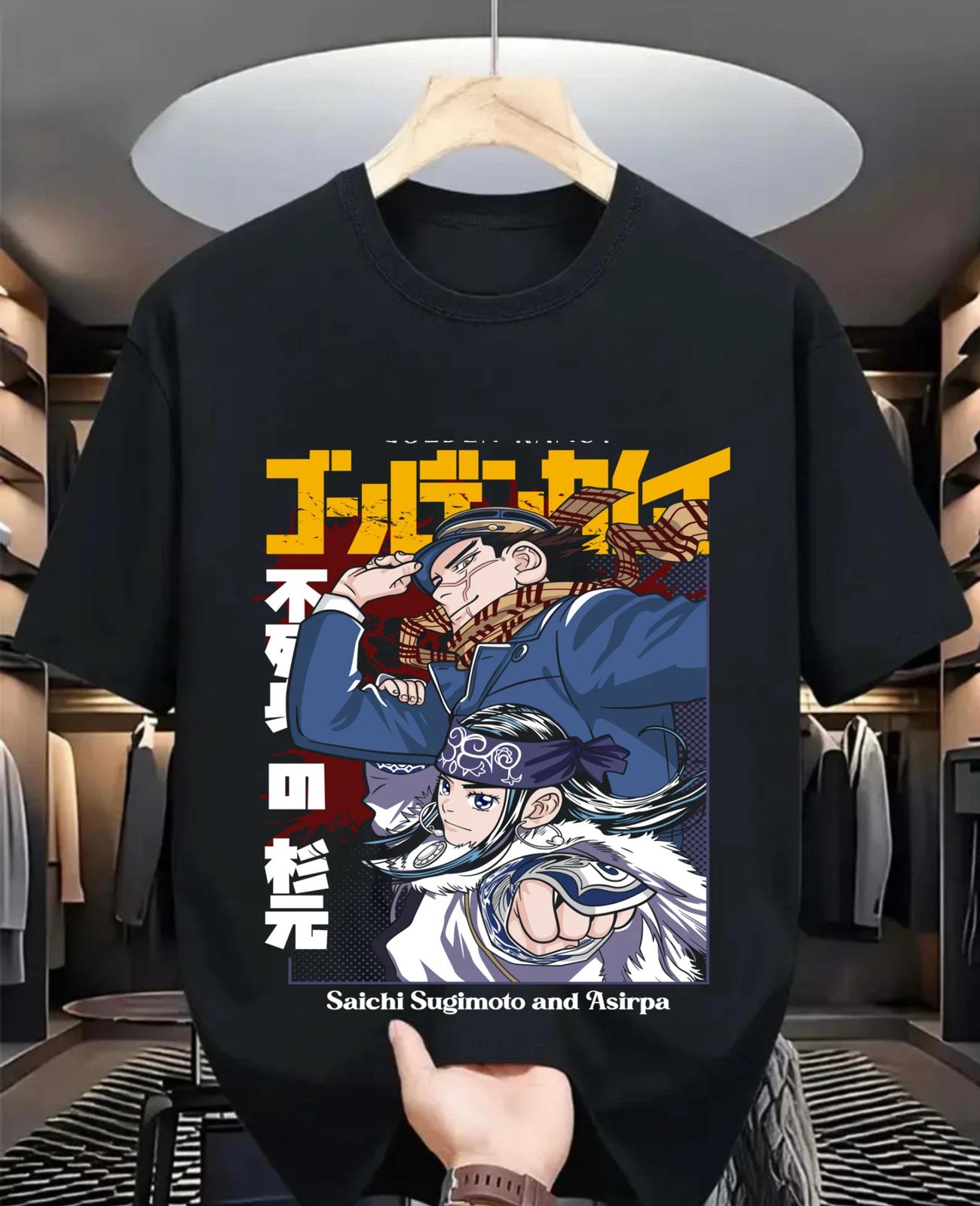 

Футболка Golden Kamuy Които Шенка Япония Аниме Графическая футболка Подарочная футболка Все размеры XL