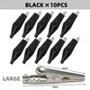 Alligator Clips G98 28/35/45mm Crocodile Electrical Clamps, Test Probe Meter Black Red Plastic Boot for Car Auto Battery