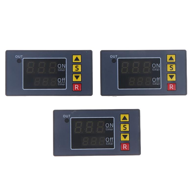 T3231 Releu de Temporizare Ciclică DC12V 24V AC110-220V Afișaj Dublu Roșu și Albastru Modul Releu de Temporizare Comutator Releu de Temporizare pentru Automobil