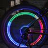 2 ks LED lampa Blikajúce svetlo na ventilček kolesa pre auto, bicykel, motocykel