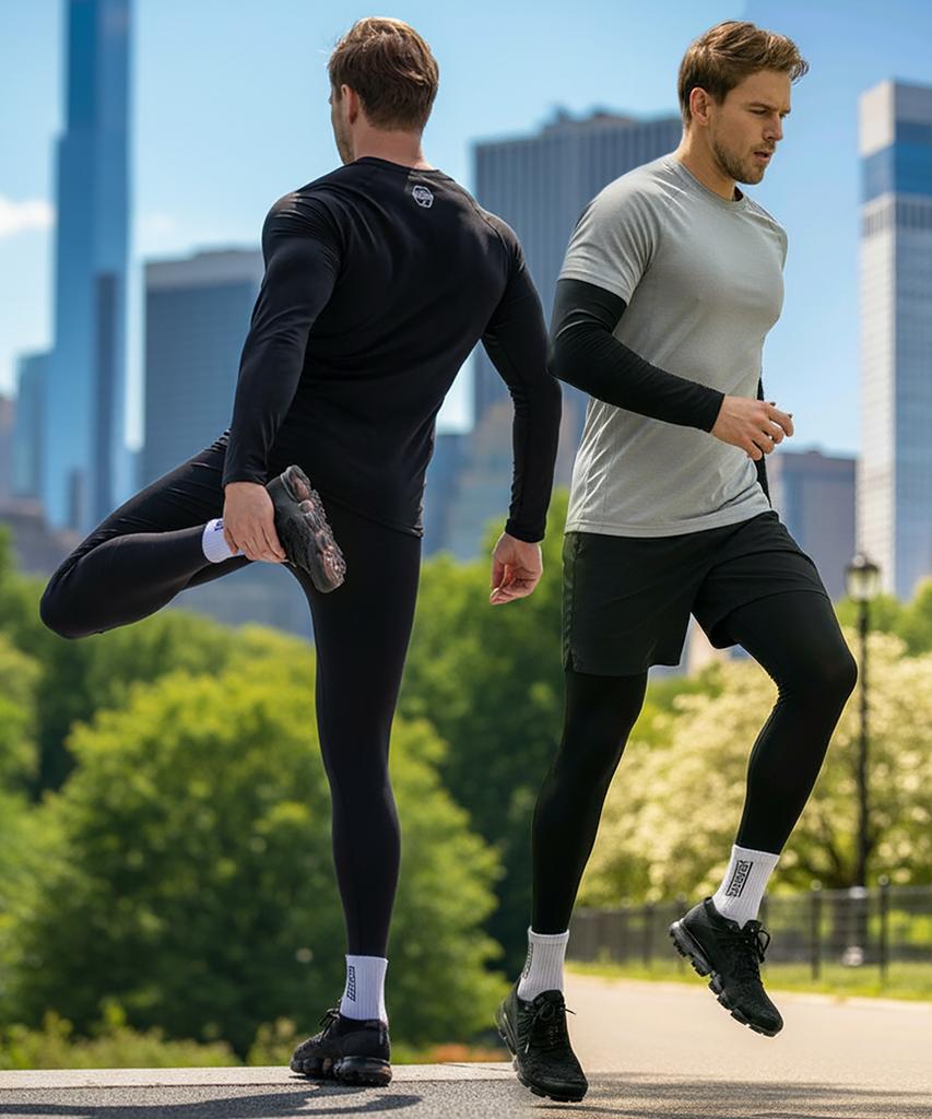 Dagteoseukin [3-Pack] Four-Season Sports Base Layer Pants Shirt (Type A)