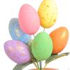 Easter Decoration Egg ,Foam Vase Desktop Ornament ,Artificial Flower Bouquet for Table