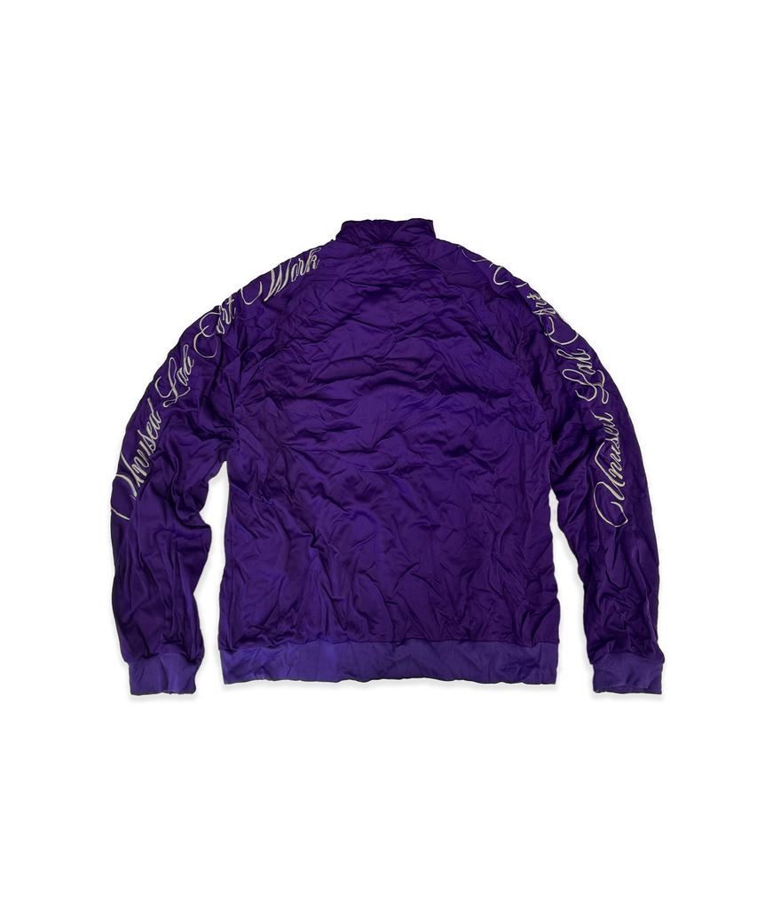 UNUSEDLAB Script Lettering Zip-Up [Purple]