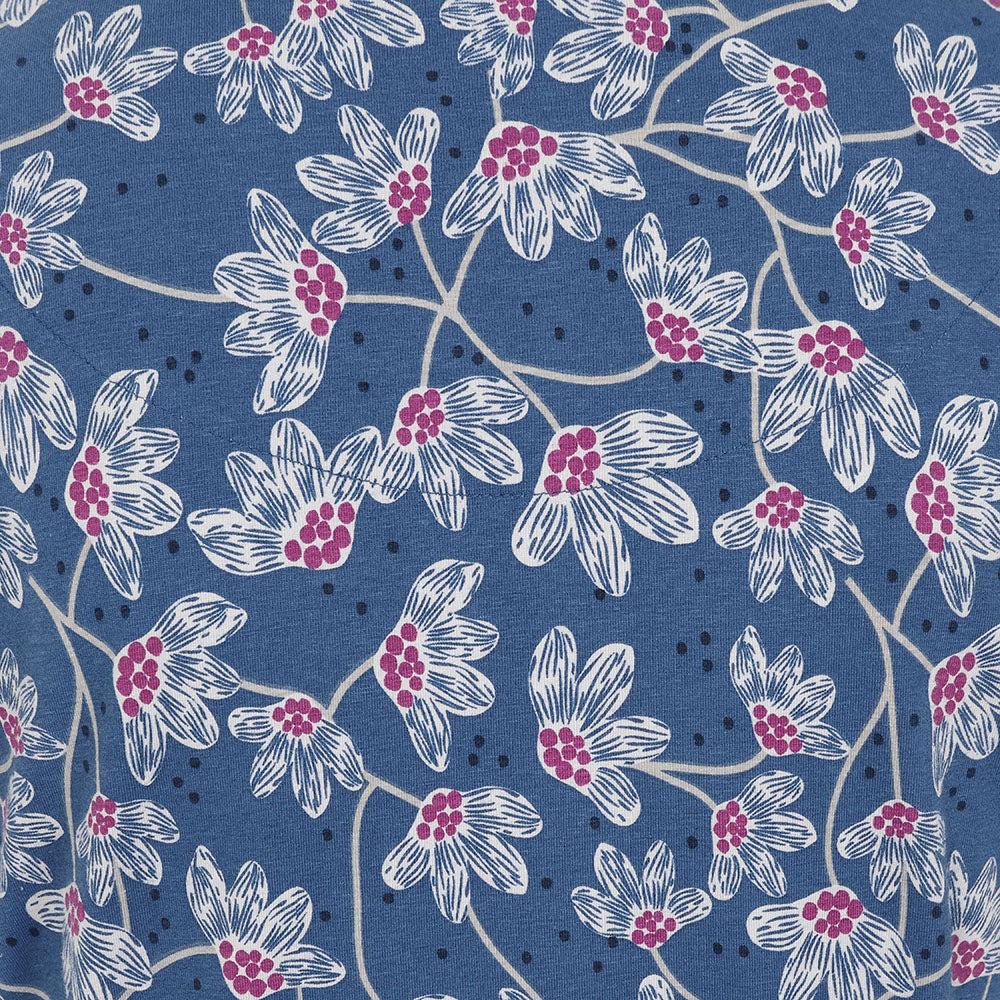 Lazy Jacks Womens/Ladies Wildflower Capped Sleeved Dress